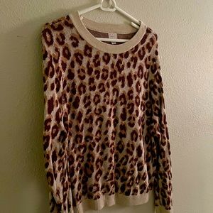 Cheetah sweater